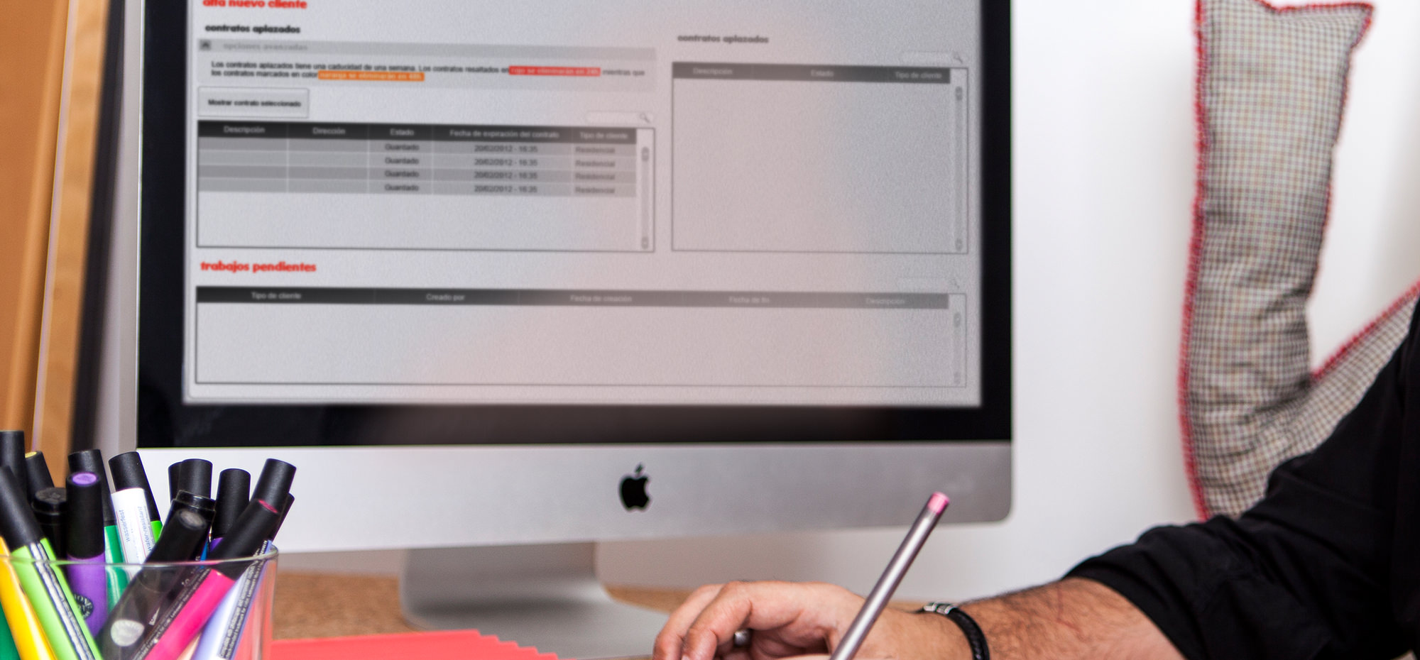 Pantalla software Tenderete