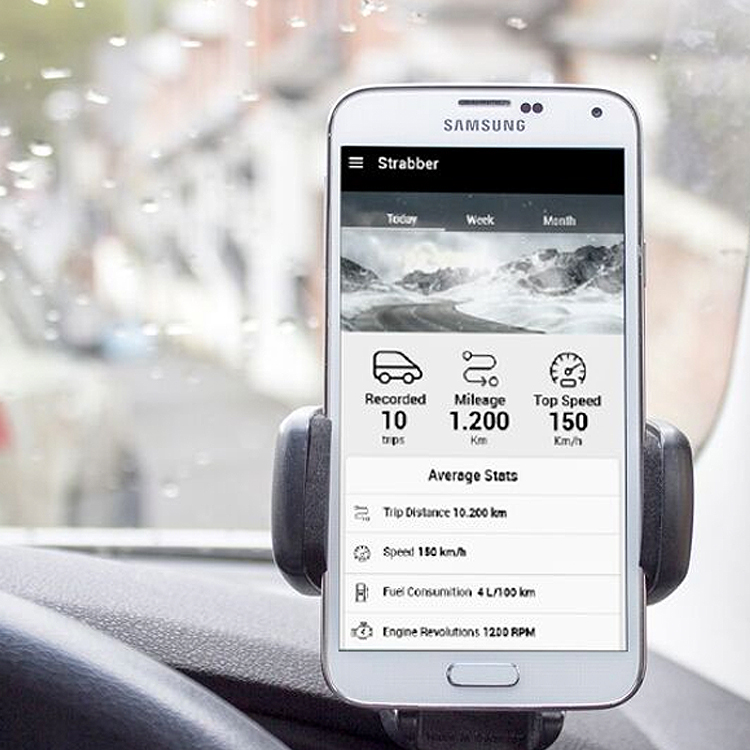 diseño app en mockup